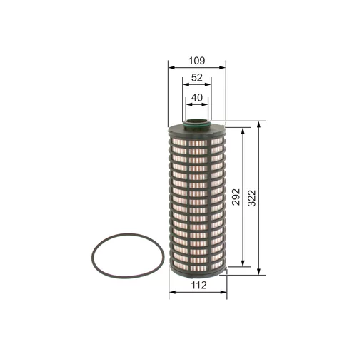 Olejový filter F 026 407 286 /BOSCH/ - obr. 4