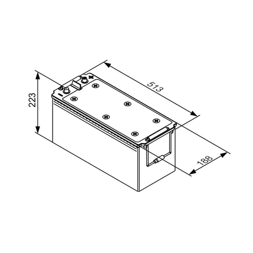 Štartovacia batéria 0 092 T30 540 /BOSCH/ - obr. 4