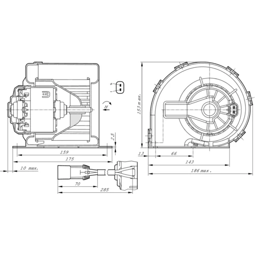 Vnútorný ventilátor 0 130 115 604 /BOSCH/ - obr. 4