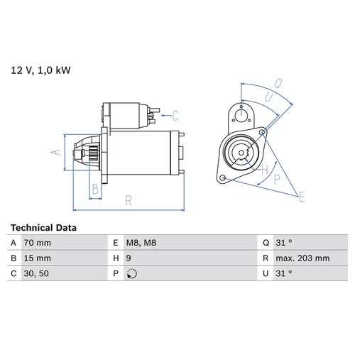 Štartér 0 986 019 940 /BOSCH/ - obr. 4