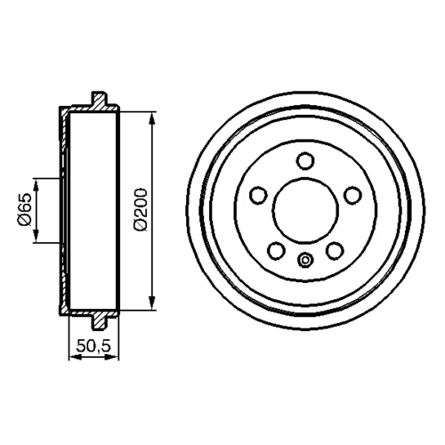 Brzdový bubon 0 986 477 133 /BOSCH/ - obr. 4