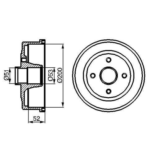 Brzdový bubon 0 986 477 135 /BOSCH/ - obr. 4