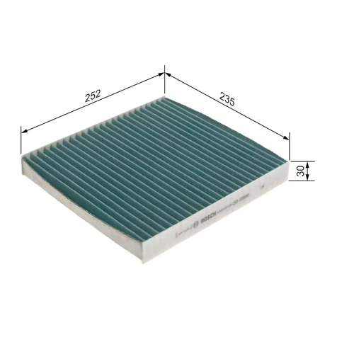 Filter vnútorného priestoru 0 986 628 530 /BOSCH/ - obr. 4
