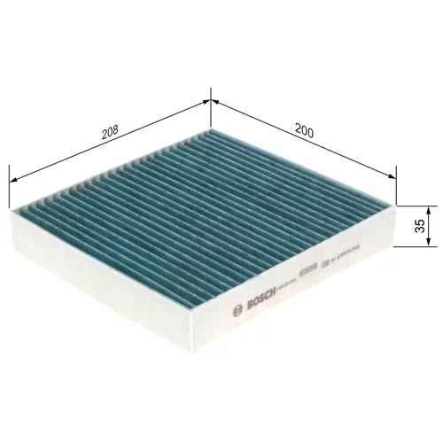 Filter vnútorného priestoru 0 986 628 540 /BOSCH/ - obr. 4