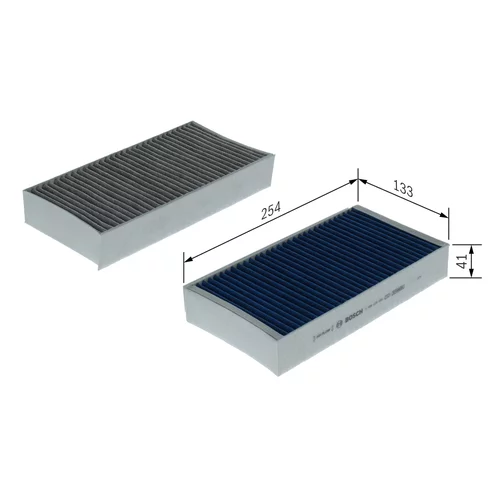 Filter vnútorného priestoru 0 986 628 660 /BOSCH/ - obr. 3