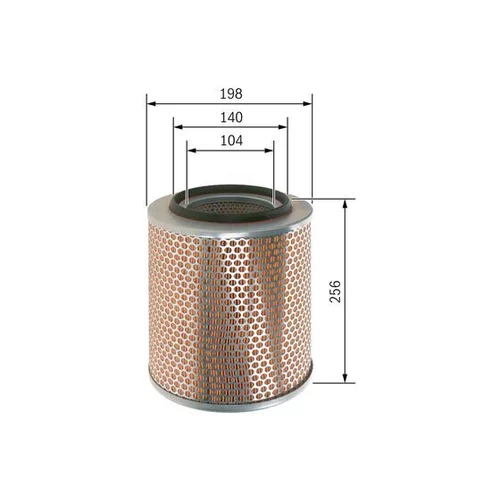 Vzduchový filter 1 457 429 854 /BOSCH/ - obr. 4
