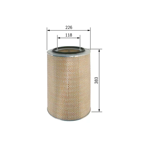 Vzduchový filter 1 457 429 966 /BOSCH/ - obr. 4