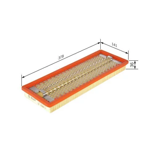Vzduchový filter 1 457 433 257 /BOSCH/ - obr. 4
