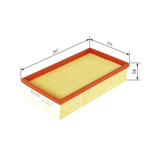 Vzduchový filter 1 457 433 266 /BOSCH/ - obr. 4