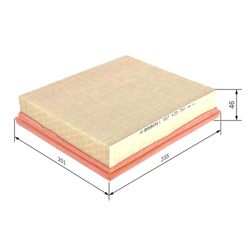 Vzduchový filter 1 457 433 751 /BOSCH/ - obr. 4
