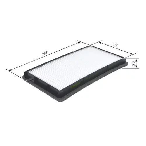 Filter vnútorného priestoru 1 987 432 002 /BOSCH/ - obr. 4