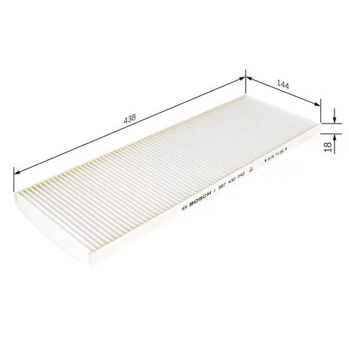 Filter vnútorného priestoru 1 987 432 042 /BOSCH/ - obr. 4