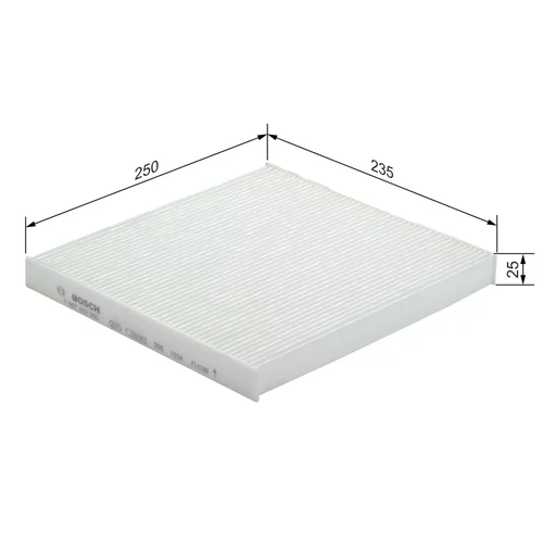 Filter vnútorného priestoru 1 987 432 065 /BOSCH/ - obr. 4