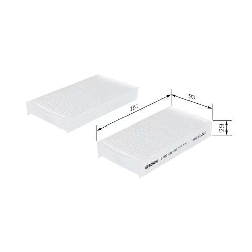 Filter vnútorného priestoru 1 987 432 167 /BOSCH/ - obr. 4
