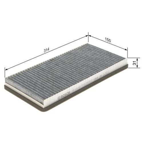 Filter vnútorného priestoru 1 987 432 307 /BOSCH/ - obr. 4