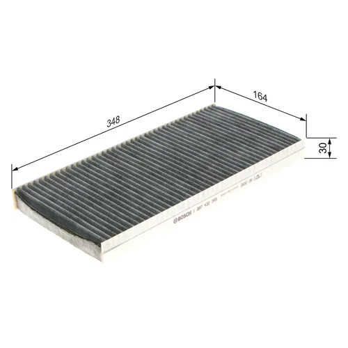 Filter vnútorného priestoru 1 987 432 345 /BOSCH/ - obr. 4