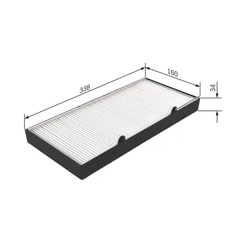 Filter vnútorného priestoru 1 987 435 063 /BOSCH/ - obr. 4