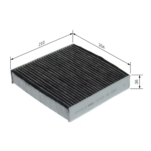 Filter vnútorného priestoru 1 987 435 626 /BOSCH/ - obr. 4