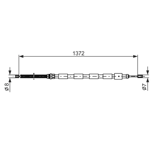Ťažné lanko parkovacej brzdy 1 987 477 144 /BOSCH/ - obr. 4
