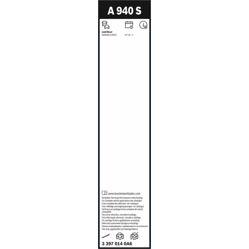 Stieracia lišta 3 397 014 0A6 /BOSCH/ - obr. 7