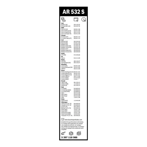 Stieracia lišta 3 397 118 986 /BOSCH/ - obr. 3