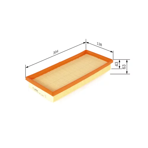 Vzduchový filter F 026 400 140 /BOSCH/ - obr. 4
