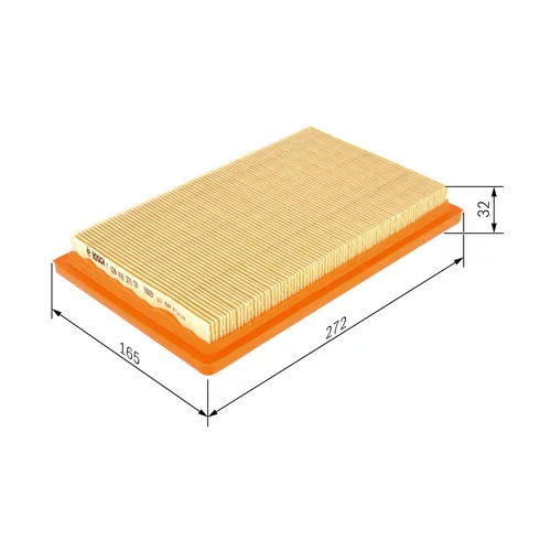 Vzduchový filter F 026 400 273 /BOSCH/ - obr. 4