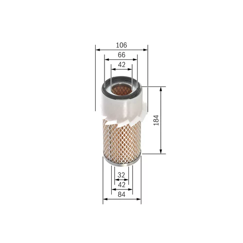 Vzduchový filter F 026 400 337 /BOSCH/ - obr. 4