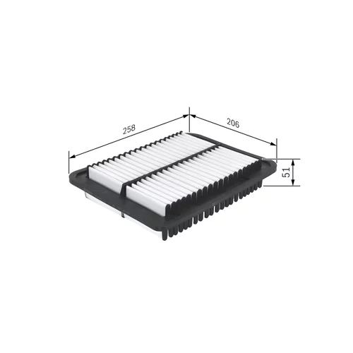Vzduchový filter F 026 400 353 /BOSCH/ - obr. 4