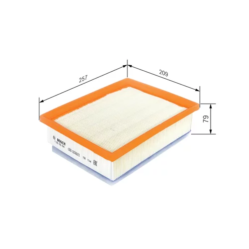 Vzduchový filter F 026 400 496 /BOSCH/ - obr. 4