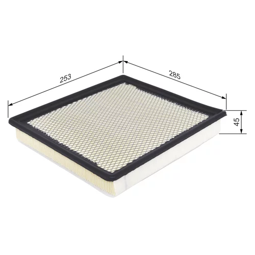 Vzduchový filter F 026 400 500 /BOSCH/ - obr. 4
