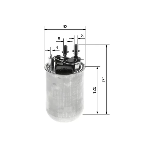 Palivový filter F 026 402 200 /BOSCH/ - obr. 4