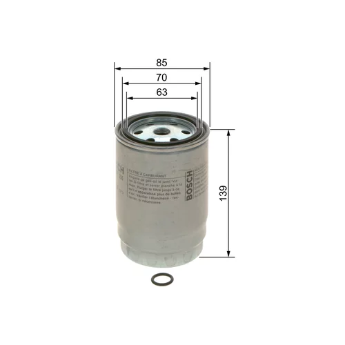 Palivový filter F 026 402 255 /BOSCH/ - obr. 4