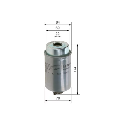 Palivový filter F 026 402 271 /BOSCH/ - obr. 5
