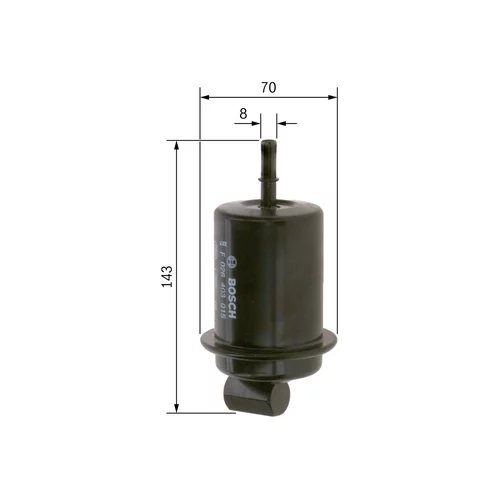 Palivový filter F 026 403 015 /BOSCH/ - obr. 4