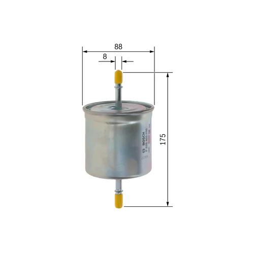 Palivový filter F 026 403 030 /BOSCH/ - obr. 4