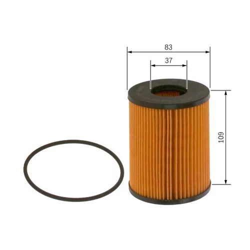 Olejový filter F 026 407 102 /BOSCH/ - obr. 4