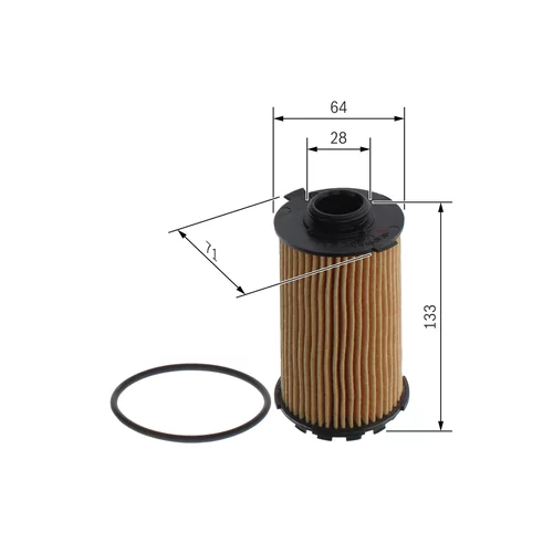 Olejový filter F 026 407 314 /BOSCH/ - obr. 4