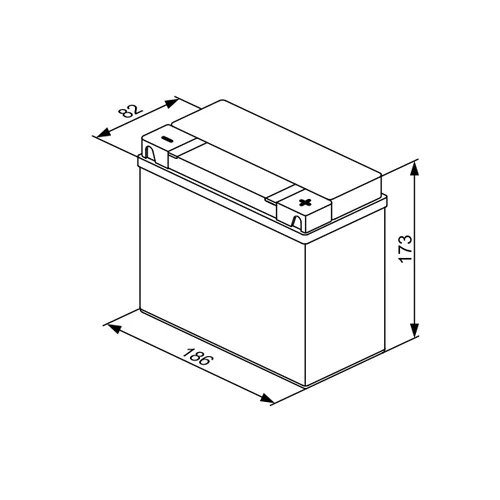 Štartovacia batéria 0 092 M60 450 /BOSCH/ - obr. 4