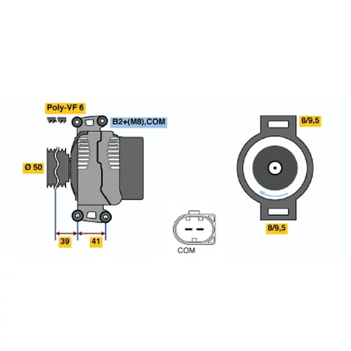 Alternátor BOSCH 0 124 515 098