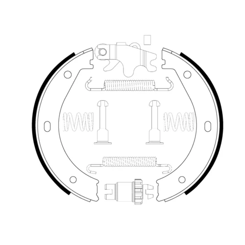 Sada brzd. čeľustí parkov. brzdy 0 204 113 804 /BOSCH/ - obr. 4