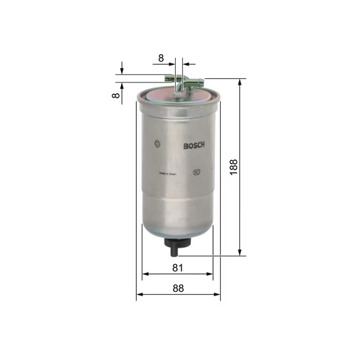 Palivový filter 0 450 906 442 /BOSCH/ - obr. 4