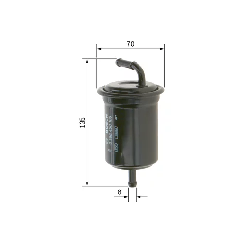 Palivový filter 0 986 450 106 /BOSCH/ - obr. 4