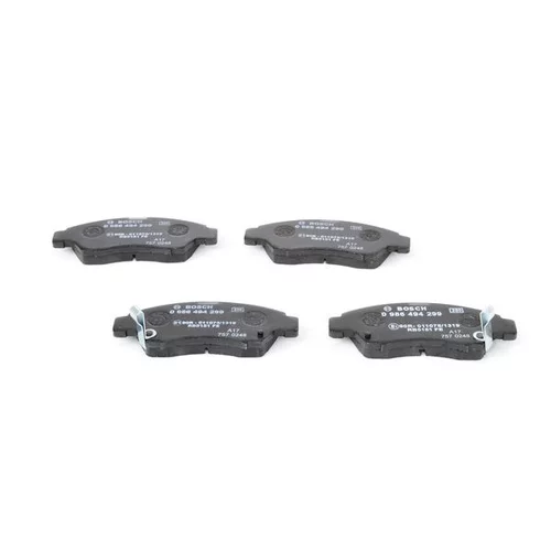 Sada brzdových platničiek kotúčovej brzdy 0 986 494 299 /BOSCH/ - obr. 5
