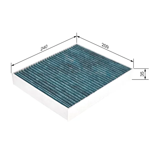 Filter vnútorného priestoru 0 986 628 506 /BOSCH/ - obr. 4