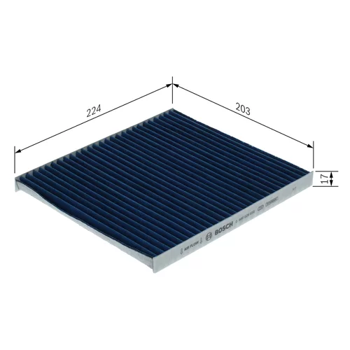 Filter vnútorného priestoru 0 986 628 656 /BOSCH/ - obr. 3