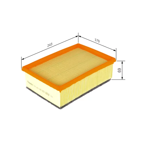Vzduchový filter 1 457 433 098 /BOSCH/ - obr. 4