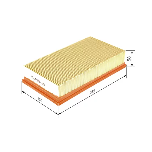 Vzduchový filter 1 457 433 263 /BOSCH/ - obr. 4