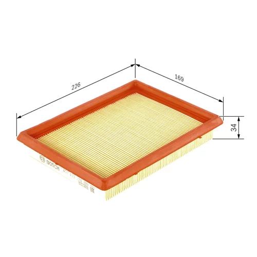 Vzduchový filter 1 457 433 274 /BOSCH/ - obr. 4