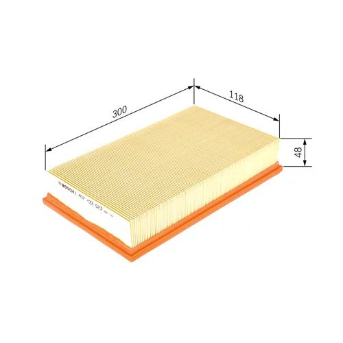 Vzduchový filter 1 457 433 523 /BOSCH/ - obr. 4